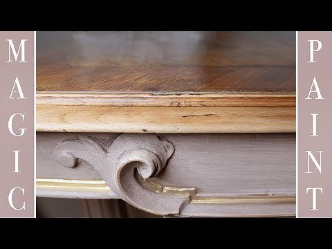 Sverniciare il piano di una consolle e colorare la base! ChalkPaint fai da te DIY Elisa&MagicPaint