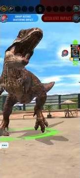 BRAWL! Giganotosaurus, Red & Compsognathus Team Up 💥Jurassic World Alive 4v4 PvP