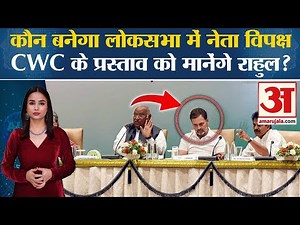 CWC Meeting: Rahul Gandhi को नेता प्रतिपक्ष बनाने का प्रस्ताव हुआ पारित, जानें राहुल ने क्या कहा।