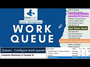 Work Queue in Blue Prism | BluePrism Tutorials | KT Sessions