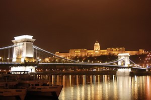 Chain Bridge in Budapest, Hungary