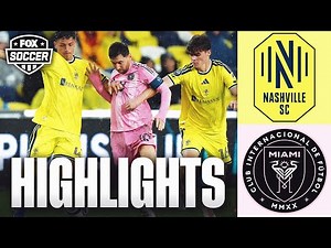 Nashville SC vs. Inter Miami CF Concacaf Champions Cup Highlights ⚽️ FOX Soccer
