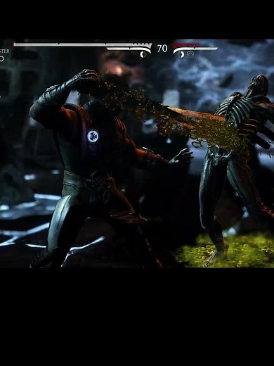 Mortal Kombat XL: SUB-ZERO VS ALIEN - X Ray Scene