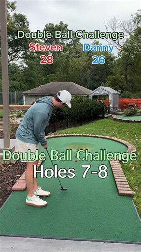 173K views · 436 reactions | Double Ball Challenge (Holes 7-8) One of the best mini golf holes in the world! #twintourgolf #minigolf #golf #miniputtputt #minigolfcourse ( @paradisegolfpark ) | Twin Tour Golf | Facebook