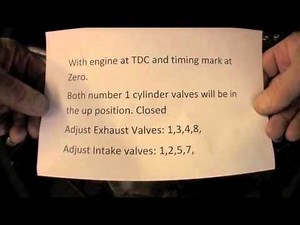 Valve lash Adjustment 30 30 Duntov Camshaft by Scared Shiftless