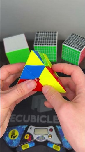 How I Solved the Pyraminx in 1 SECOND! #shorts