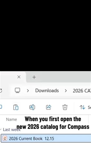 This trend is everywhere… so when we opened the Compass 2026 Catalog, we knew exactly what to do 😌 We couldn’t not join in. New drops. New ideas. New energy. 🔜 Coming soon #CompassPromos #2026Catalog #TrendJump #POVTrend PromoLife | Compass Promos