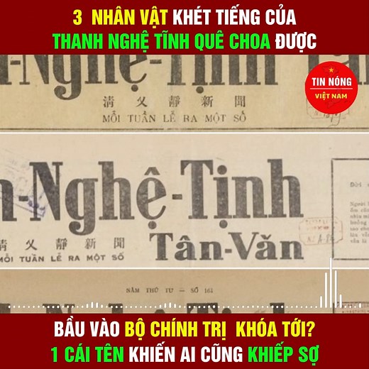 333K views · 1.9K reactions | 3 nhân vật khét tiếng của Thanh Nghệ Tĩnh quê choa được bầu vào Bộ Chính trị khóa tới, 1 cái tên khiến ai cũng khiếp sợ. Đ. | Chính Trị Việt Nam | Facebook