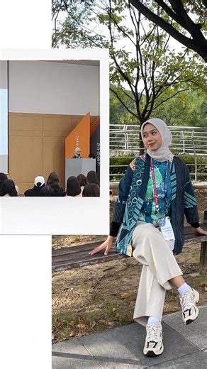 Anggun on Instagram: "Major throwback to the day I delivered participant remarks at the Daegu K-Clip Orientation. Realizing that many participants were unfamiliar with Batu City, I felt grateful to represent and introduce the city throughout the program. My tiny mission accomplished ✨ Batik by @unique.e.m 💌"
