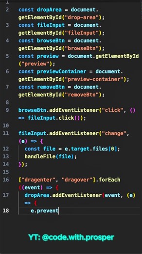 Image upload preview using HTML, CSS & JavaScript #coding #programming #fyp #fypシ #fypシ゚viral #fy