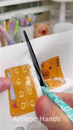 💻DIY Mini Computer🐻!? #papercrafts #cutecrafts #crafts #craft #diy #diycrafts #cute