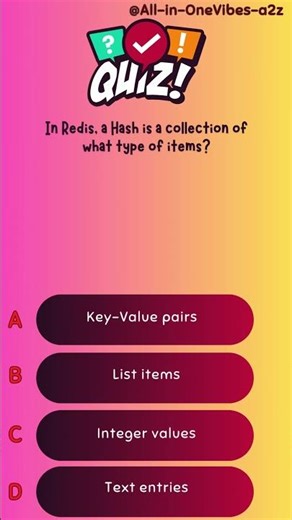 In Redis, a Hash is a collection of what type of items?