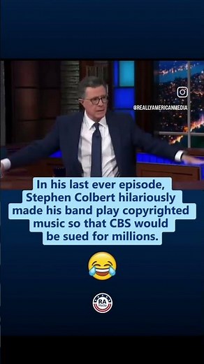 Colbert’s FINAL CBS Move Was SAVAGE 😂🔥 #Colbert #CBS #BreakingNews