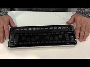 Présentation de la nouvelle plage braille QBraille XL de chez Hims