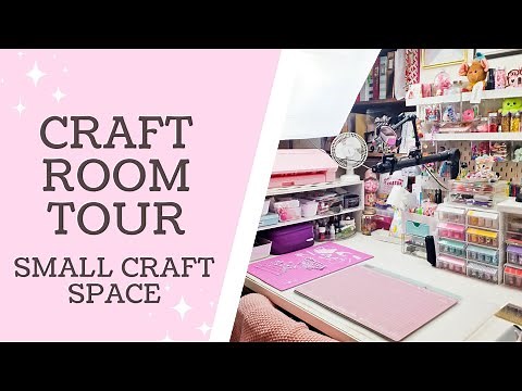 Craft Room Tour | Small Space Organisation 2023 | UK Crafter
