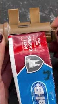 make a simple tool for toothpaste #shortvideo