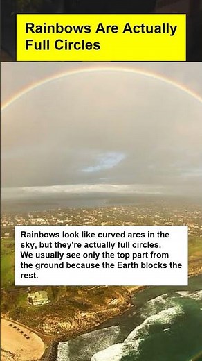 Rainbows Are Actually Full Circles - OTOMOTIPS