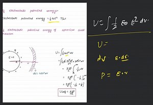If electrostatic potential energy:-electrostatic potential ene... | Filo