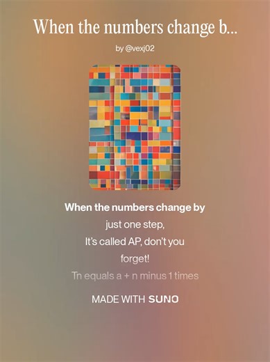 Progression Form 4 - KSSM We will learn about progression chapter. Hope you guys enjoy the song! #math #edutok #vexolution #socraticlearningcentre #kssm #tuitioncentre #onlinetutor #science #sunomusic #artificialintelligence