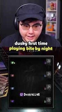 Dusky First Time Playing Bite By Night #roblox