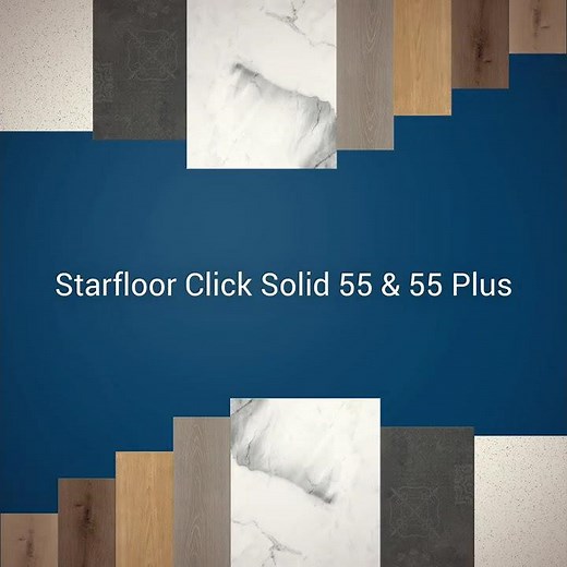Discover the new designs of Starfloor Click Solid 55 modular vinyl collection