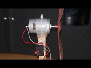 How to make a high speed Fan with DC Motor?
