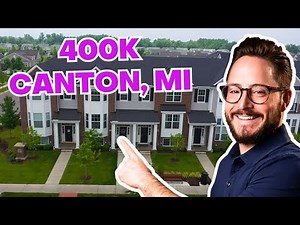 400k Townhouse Tour in Canton Michigan | Moving to Michigan