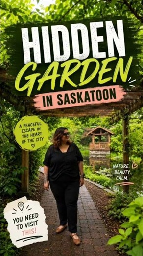 The Hidden Garden You Need to Visit in Saskatoon 🌿✨
