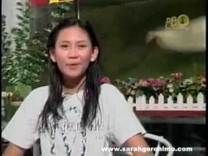 SARAH GERONIMO | FIRST EVER INTERVIEW 2003 | Last Part | After Winning Star For A Night