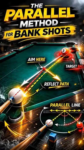 Master the Bank Shot: The Pro Way! 🎱 #shorts