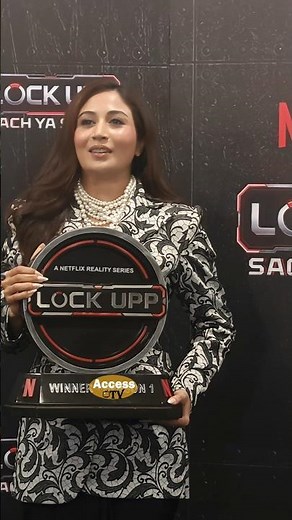 Lock Upp Season 2 Winner Shreya Kalra First Video With Trophy
