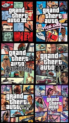 GTA Cover Art Evolution (GTA 3 - GTA 6) 🔥