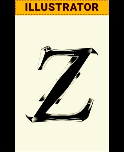 Shiny Chrome Text Effect in Adobe Illustrator