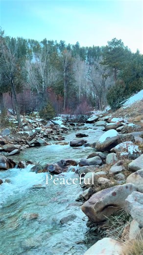 So much peace found here in Chaffee County, Colorado! The water run offs and creeks are so majestic! #colorado #nature