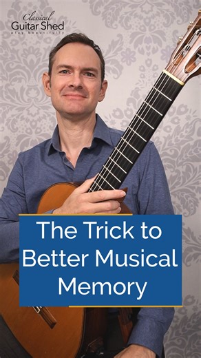 Tips to Memorize Songs with Ease! Memorizing music takes effort, but here’s a tip: play it from memory! Start with small sections and practice playing them visually or on your instrument. Bring it back from your brain each time. It gets easier with practice! 🎶 #classicalguitarshed #MusicTips #PracticeMakesPerfect #MemoryMastery #GuitarSkills #PlayFromMemory #VisualizeMusic #MusiciansLife #KeepPracticing #MemorizeMusic #MusicMemorization | Classical Guitar Shed