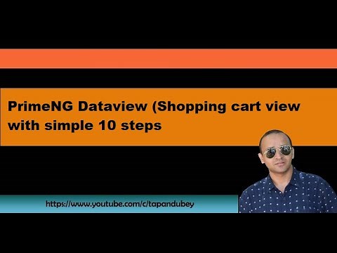 PrimeNg Dataview with Simple 10 Steps