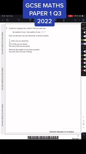 GCSE Maths Paper 1 Question 3 Practice Guide