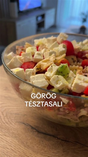 Egyszerű Görög Tésztasaláta Recept - Friss és Egészséges!