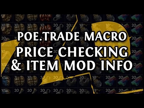 Path of Exile: PoE.Trade Macro - In Game Price Checking & Item Info Script (AutoHotkey)