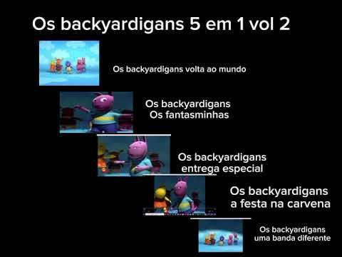 Menu dvd os backyardigans 5 em 1 vol 2
