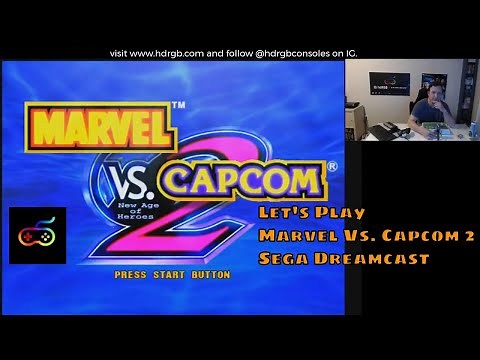 Let's Play Marvel Vs. Capcom 2 Sega Dreamcast Playthrough/Walkthrough