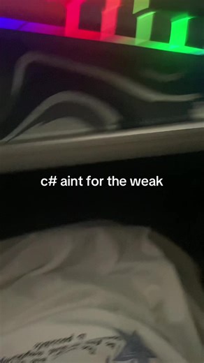 not copy pasted btw ive been doing my studying guys on the top bit was copy pasted bc i was lazy but it turns out that it means that you can change the settings in the inspector tab in #unity #cs