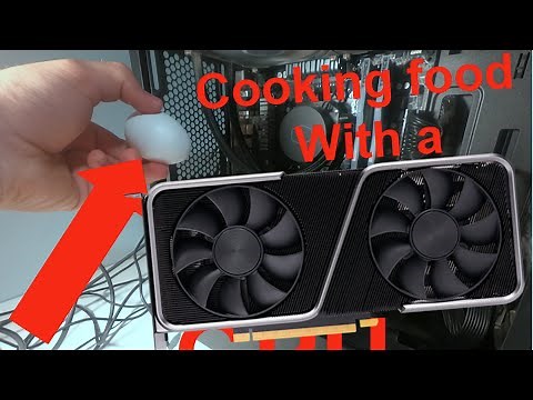 Cooking Eggs on an GPU | RTX 3070 | (Cooking food in a computer)