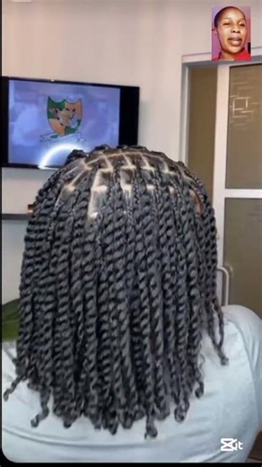 Natural twist hairstyle for women. #twisthairstyle #naturalhairstyles #explore