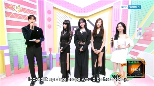 [Music Bank Interview] - aespa 🎶 aespa is back after with their new song, “Rich Man!”😎 📌For more videos on Music Bank, head to our YouTube channel! (https://www.youtube.com/@kbsworldtv) #aespa #MusicBank #KBSWORLDTV KBS 250905 방송 | KBS WORLD