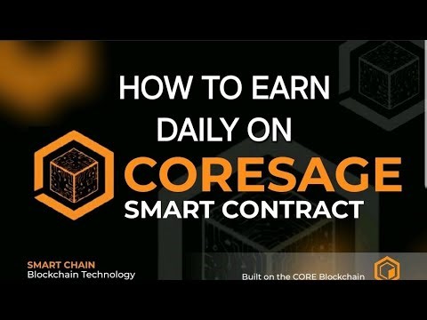 HOW TO GET STARTED ON CORESAGE AND EARN DAILY CORE COIN