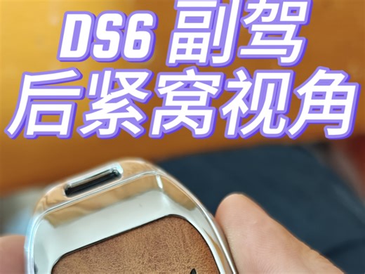 雪铁龙DS6 副驾后颈窝视角