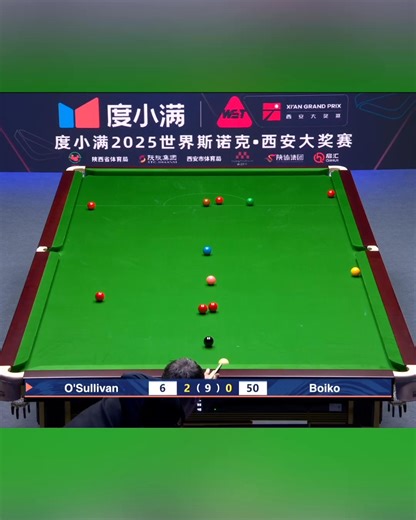 Drama in Xi’an! 😲 One mistake turned the tide as Ronnie O’Sullivan and Iulian Boiko fought out a rollercoaster frame. #XianGP | WST