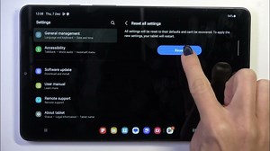 How to Reset All Settings on Samsung Galaxy Tab A9?