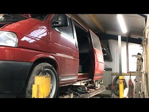 How to make and repair a VW T4 van sliding door sill plus arches